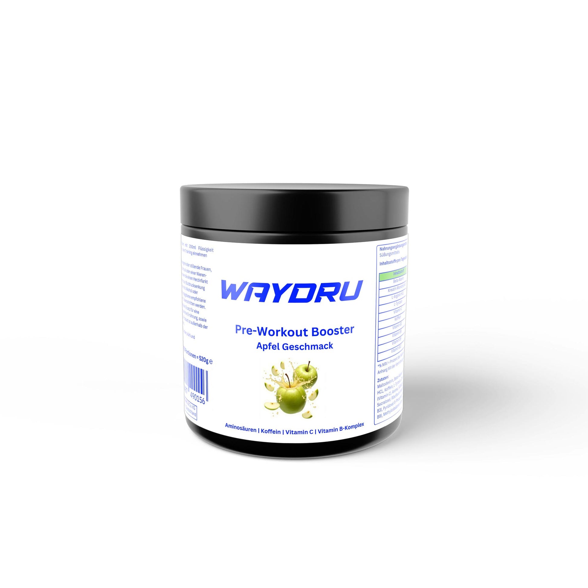 WAYDRU Pre-Workout Booster – Apfel
