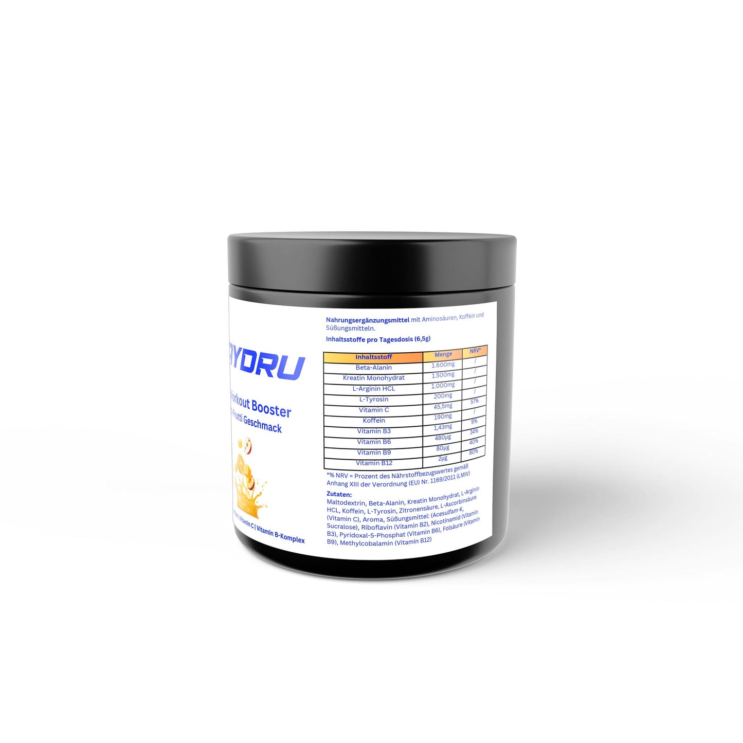 WAYDRU Pre-Workout Booster – Tutti-Frutti