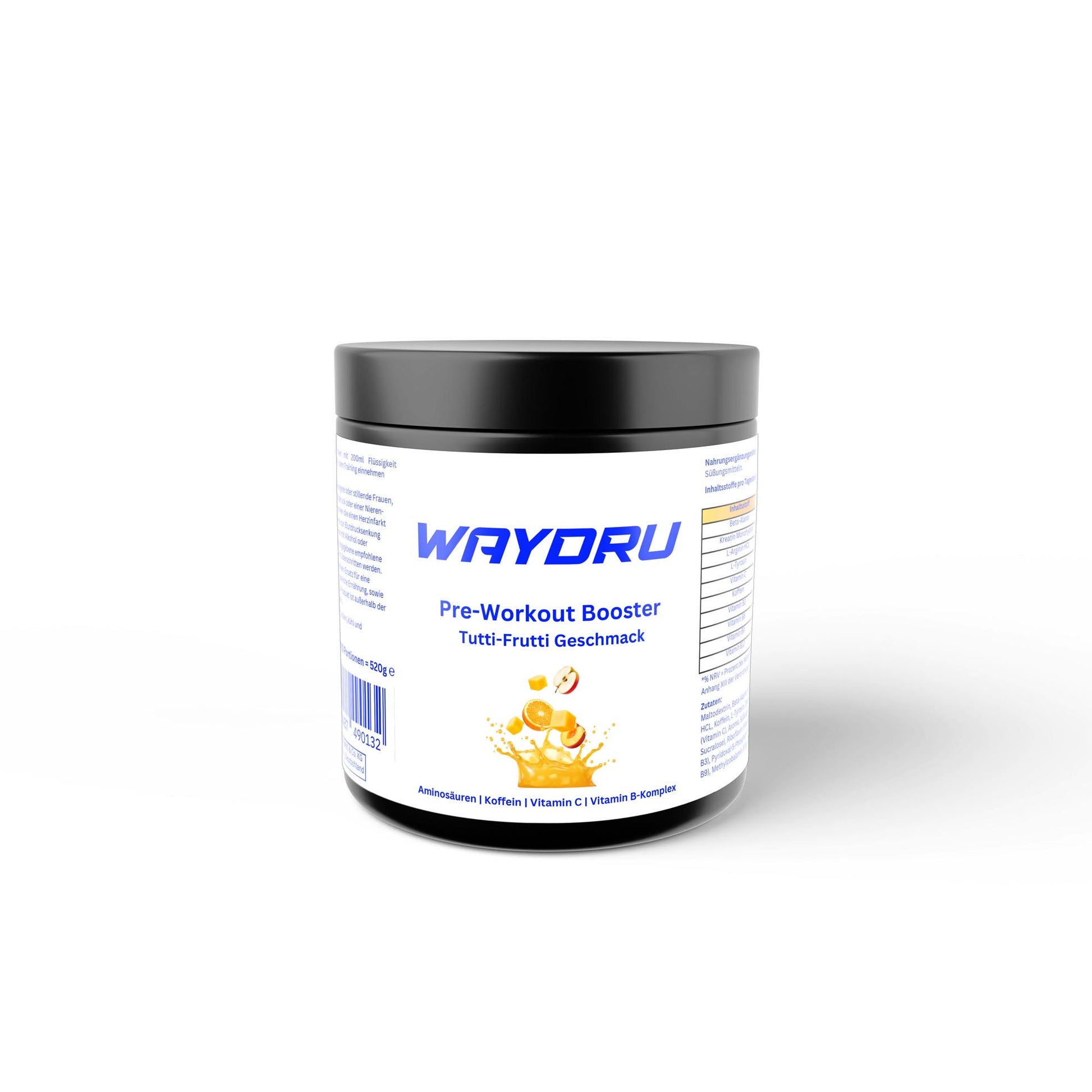 WAYDRU Pre-Workout Booster – Tutti-Frutti