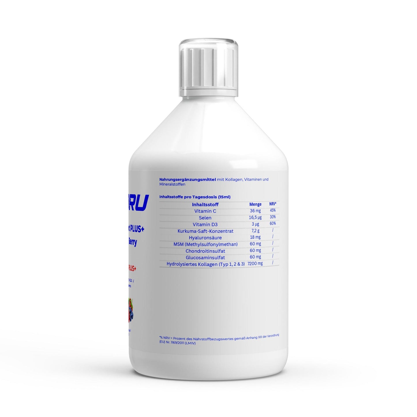 WAYDRU - Kollagen Support PLUS+ Shots – Wild Berry (500ml)