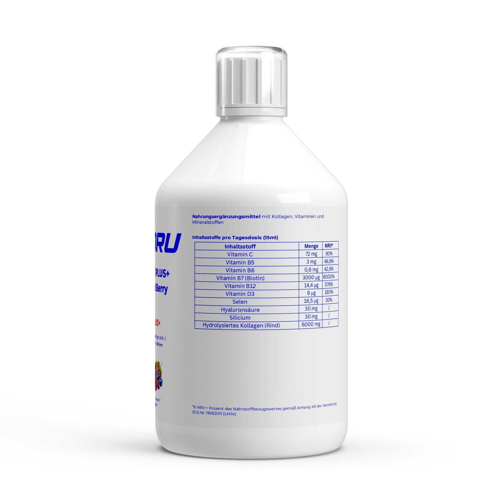 WAYDRU - Kollagen Vital PLUS+ Shots – Wild Berry (500ml)