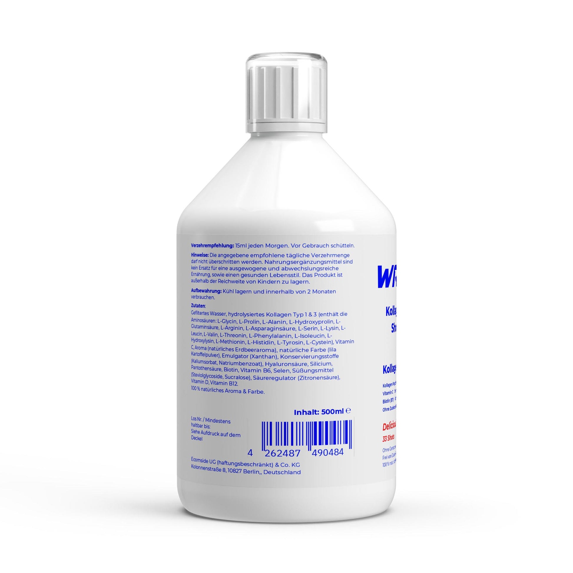 WAYDRU - Kollagen Vital PLUS+ Shots – Wild Berry (500ml)
