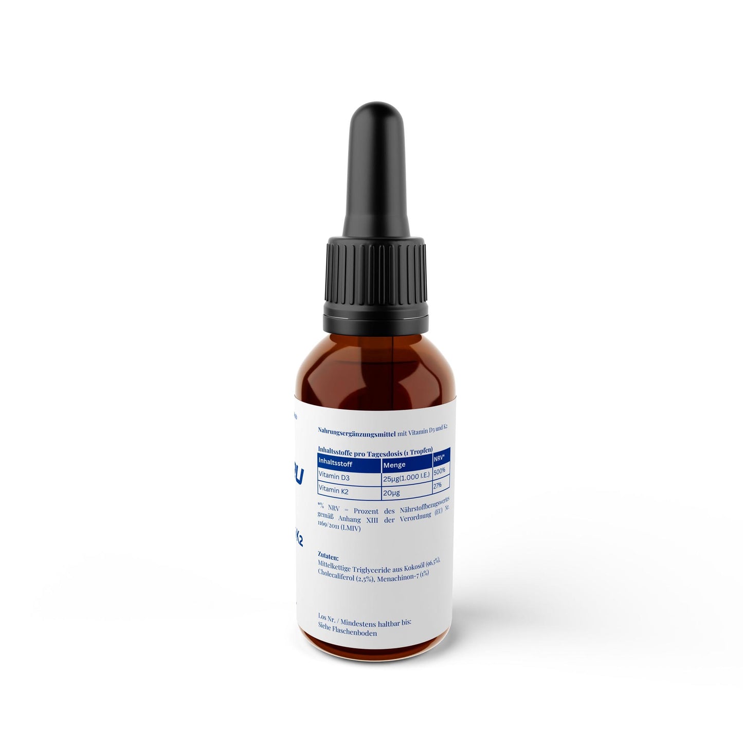 WAYDRU - Vtamin D3 + K2 MK7 Tropfen