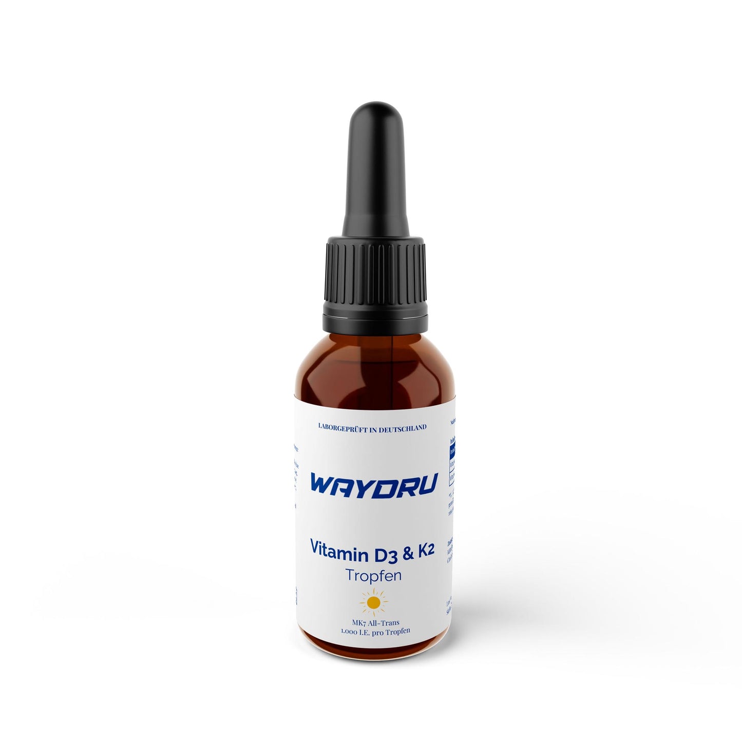 WAYDRU - Vtamin D3 + K2 MK7 Tropfen
