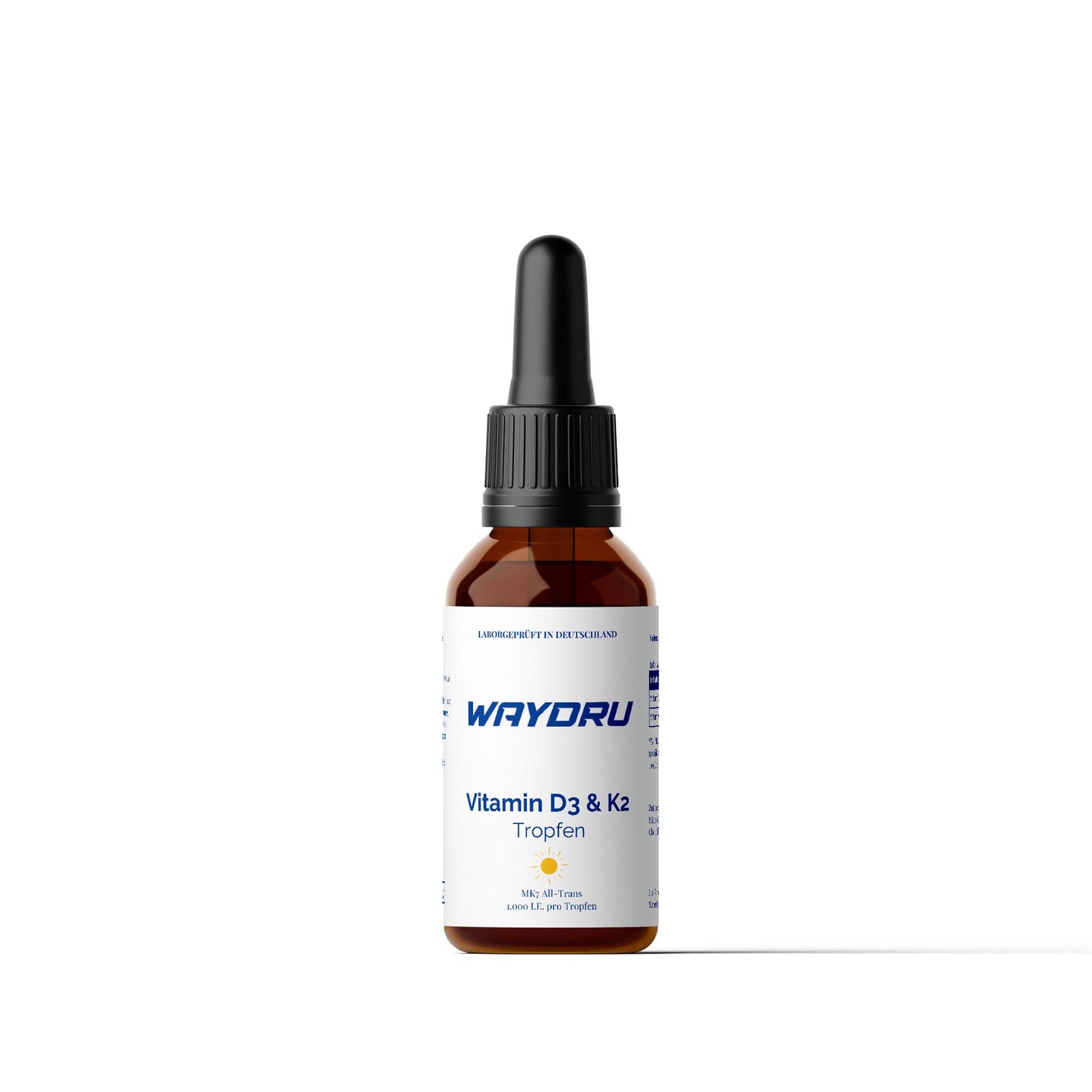WAYDRU - Vtamin D3 + K2 MK7 Tropfen