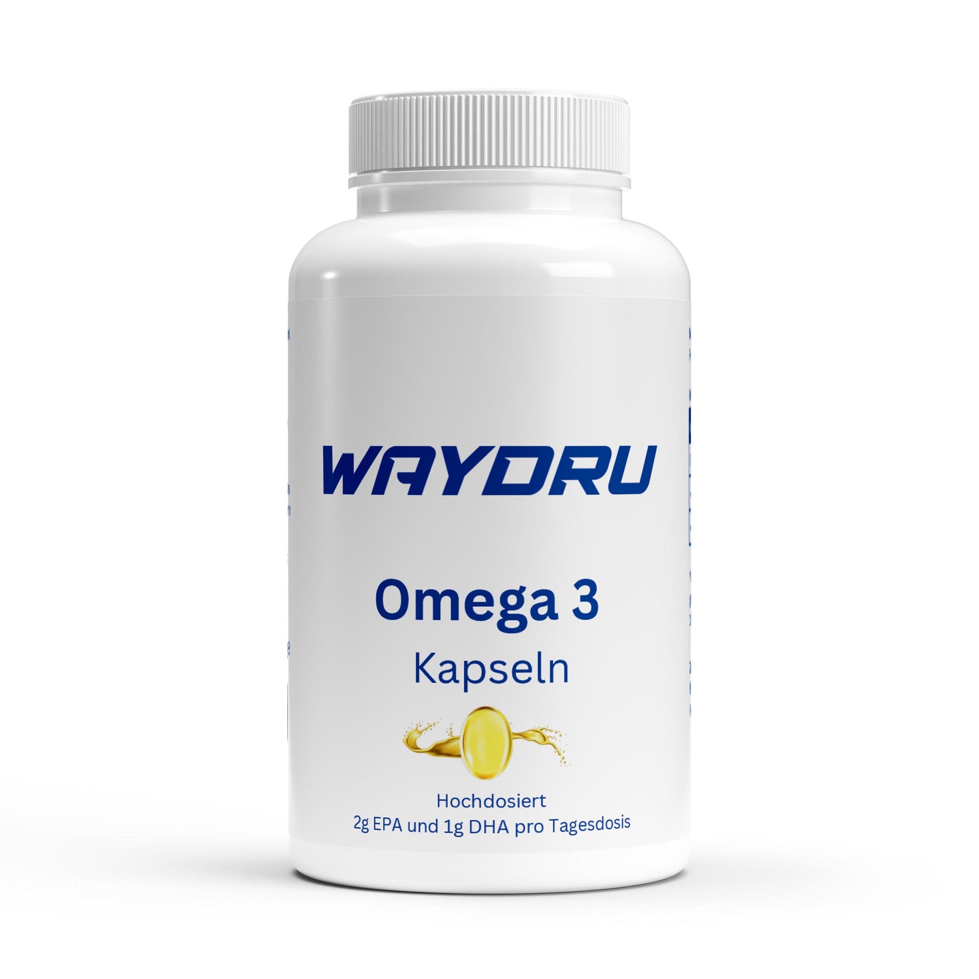 WAYDRU – Omega 3 Kapseln
Hochdosiertes Fischöl für Herz, Gehirn & Sehkraft!