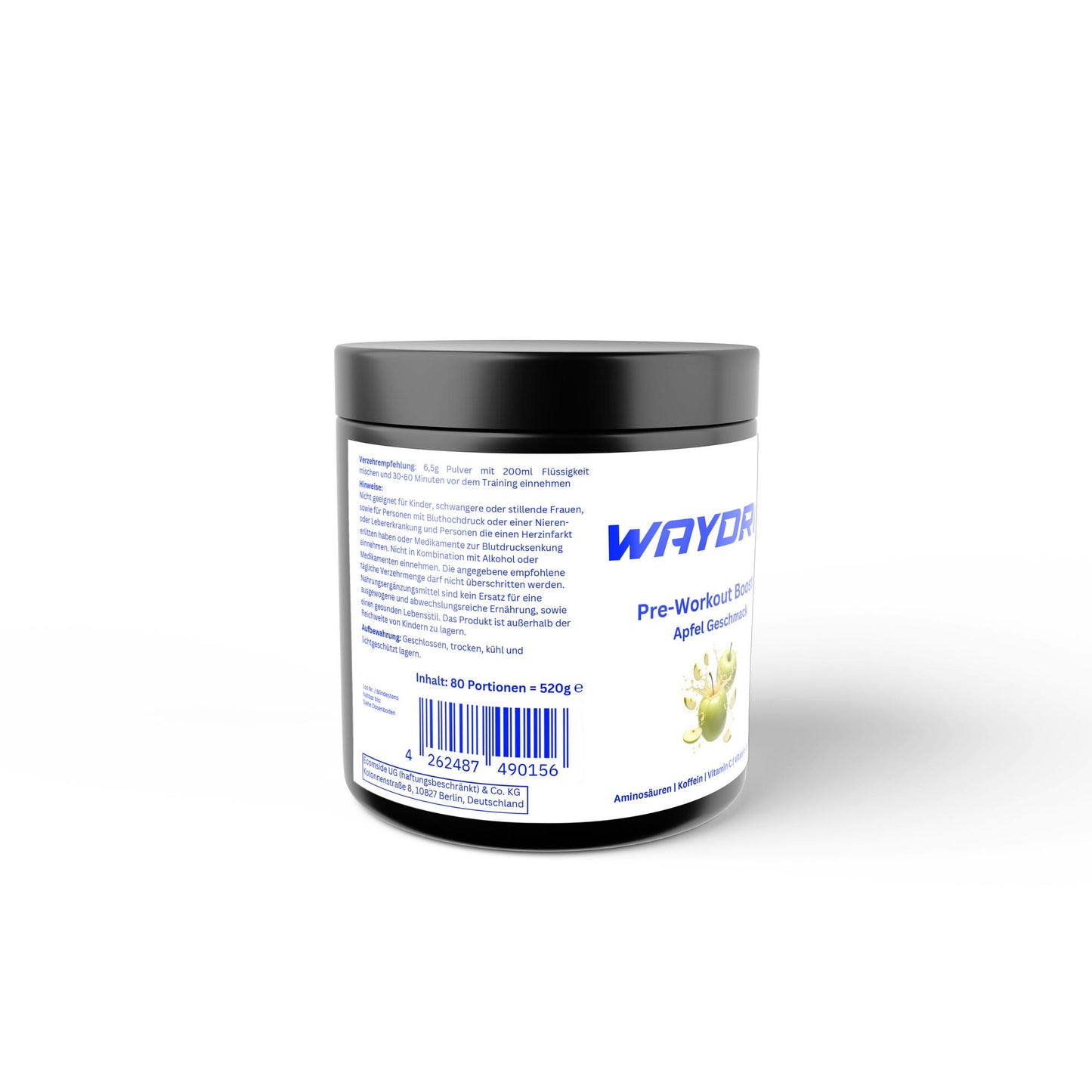 WAYDRU Pre-Workout Booster – Apfel
