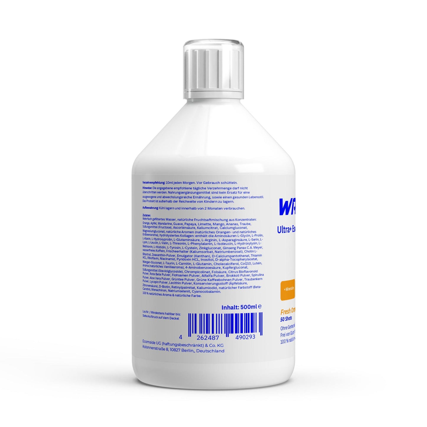 WAYDRU - Ultra+ Essentials Multivitamin Shots – Orange (500ml)