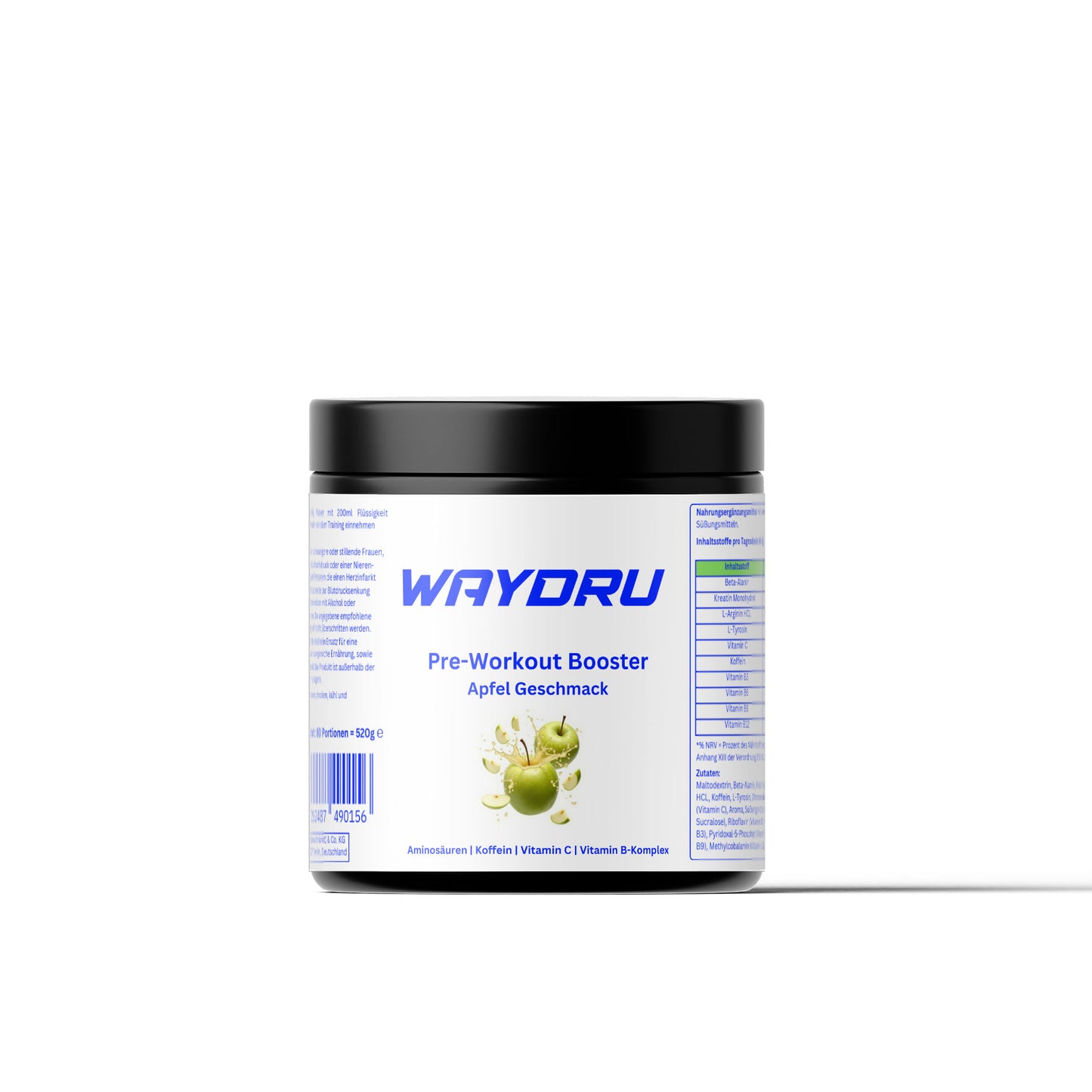 WAYDRU Pre-Workout Booster – Apfel