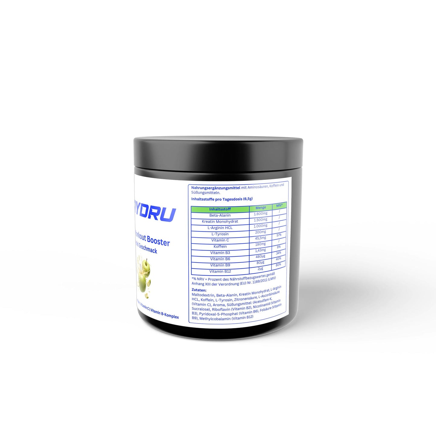 WAYDRU Pre-Workout Booster – Apfel