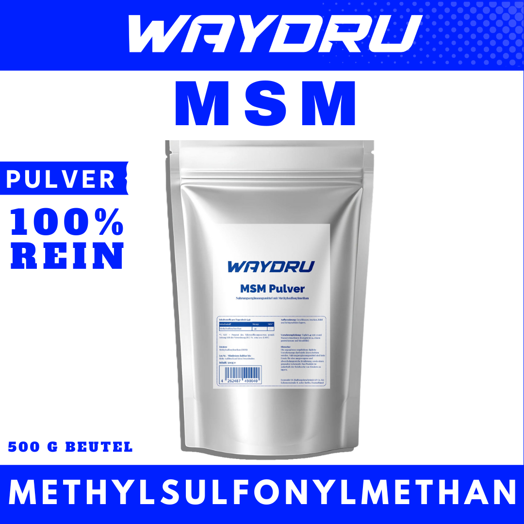 MSM Pulver für Sportler – Regeneration, Gelenkschutz und Leistungssteigerung