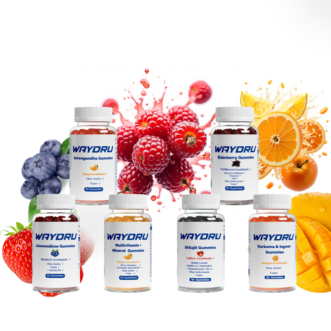 WAYDRU - Vitamine & Pflanzenkraft in leckeren Gummies