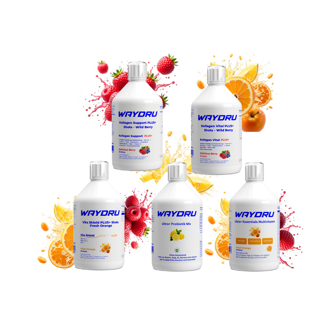 WAYDRU - Gesunde Shots für Immunsystem, Haut & Energie