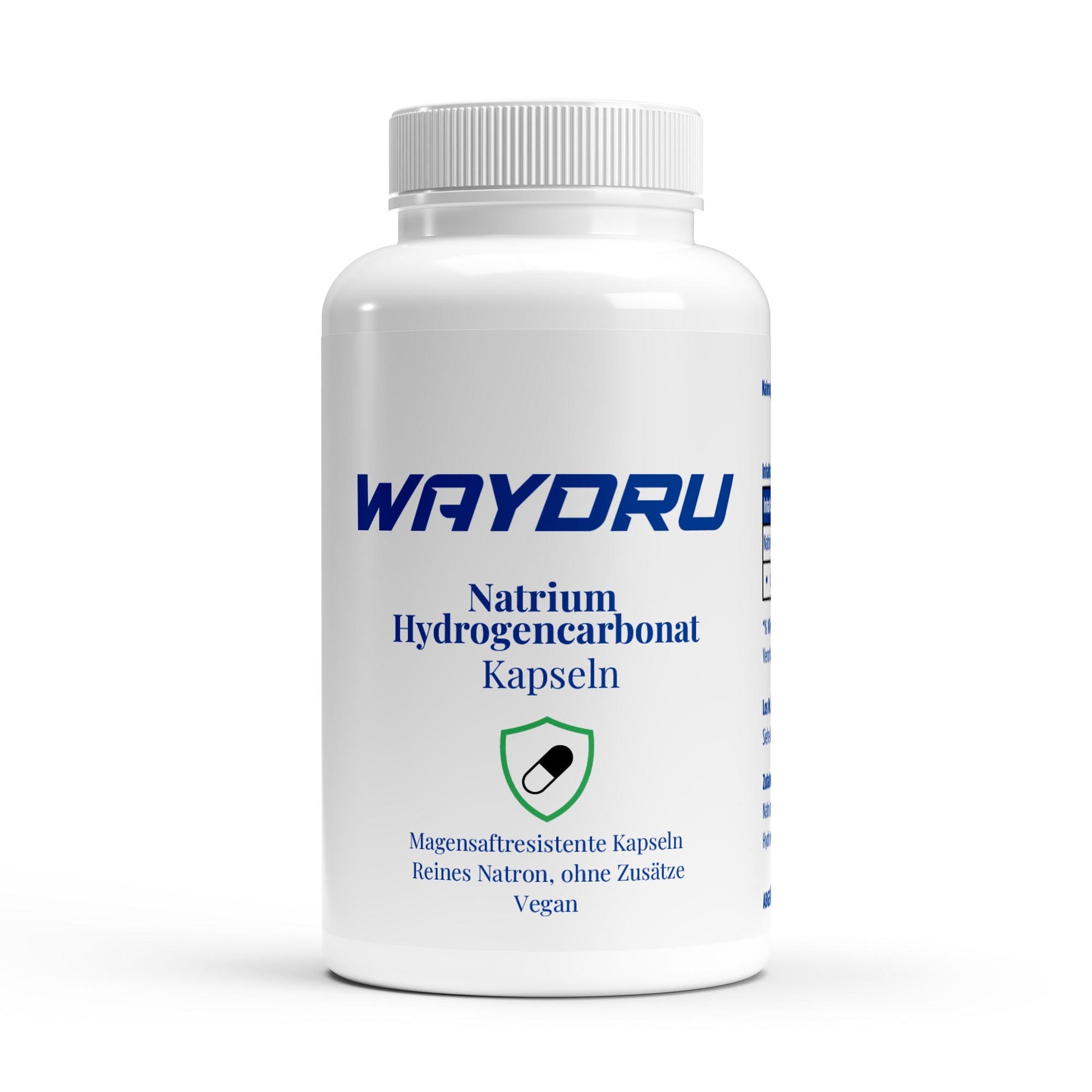 WAYDRU Natron Kapseln | Reines Natriumhydrogencarbonat