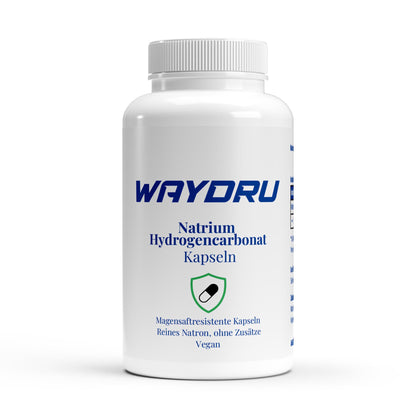 WAYDRU Natron Kapseln | Reines Natriumhydrogencarbonat