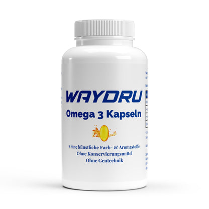 WAYDRU Omega 3 Triglyceride 18/12 (Halal Gelatine) - 140 Softgels Kapseln