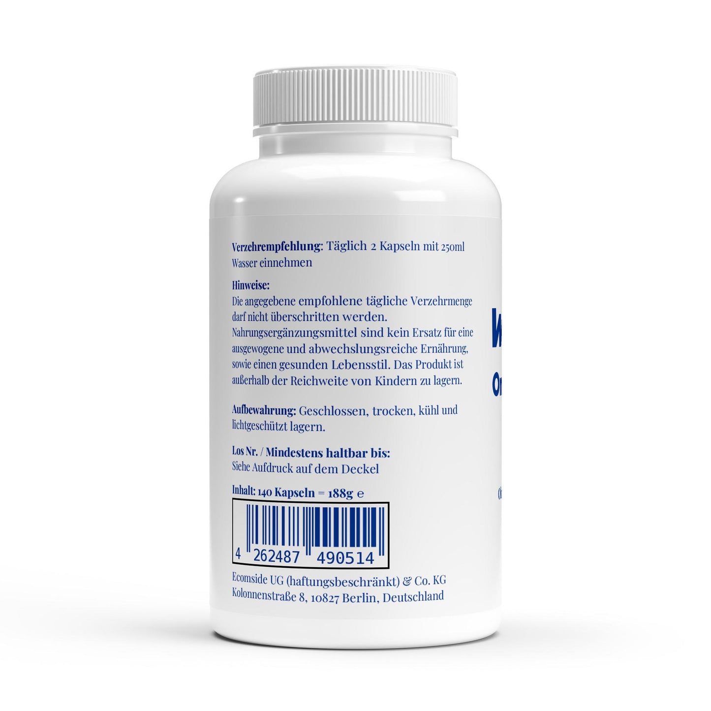 WAYDRU Omega 3 Triglyceride 18/12 (Halal Gelatine) - 140 Softgels Kapseln