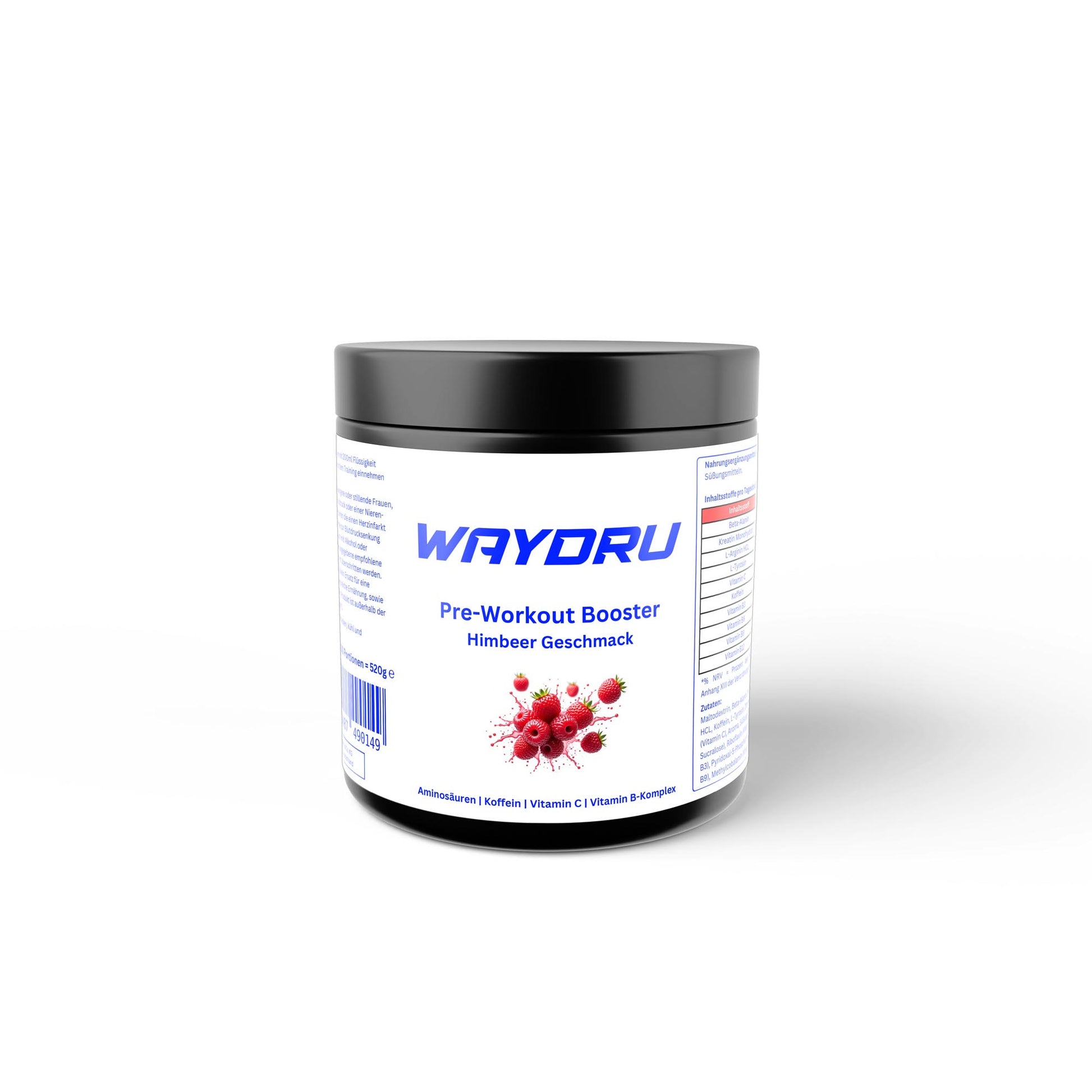 WAYDRU Pre-Workout Booster – Himbeere
