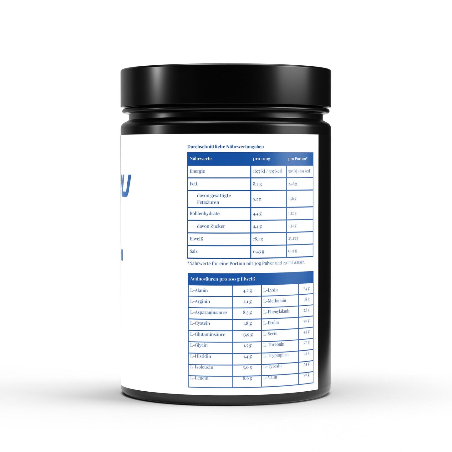 WAYDRU Premium Whey Protein Vanille 1000 g – cremiges Molkenproteinpulver mit 23 g Eiweiß pro Portion