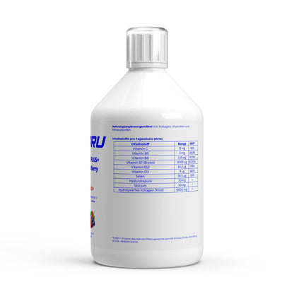 WAYDRU - Kollagen Vital PLUS+ Shots – Wild Berry (500ml)