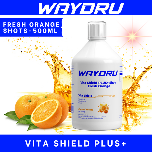 WAYDRU - Vita Shield PLUS+ Shots – Fresh Orange (500ml)