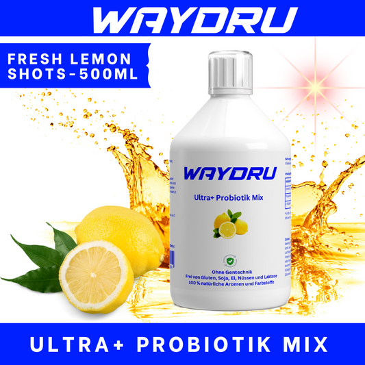 WAYDRU - Ultra+ Probiotik Mix Shots – Lemon (500ml)