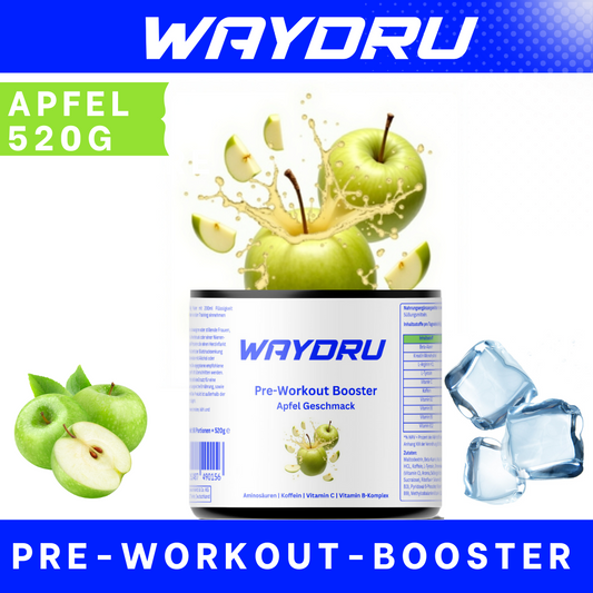 WAYDRU Pre-Workout Booster – Apfel