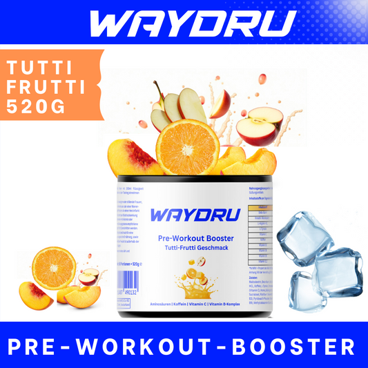 WAYDRU Pre-Workout Booster – Tutti-Frutti