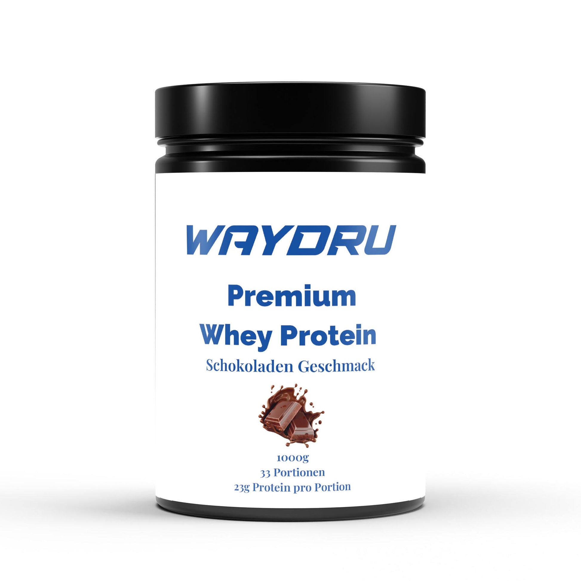 WAYDRU Premium Whey Protein Schokolade 1000 g Dose