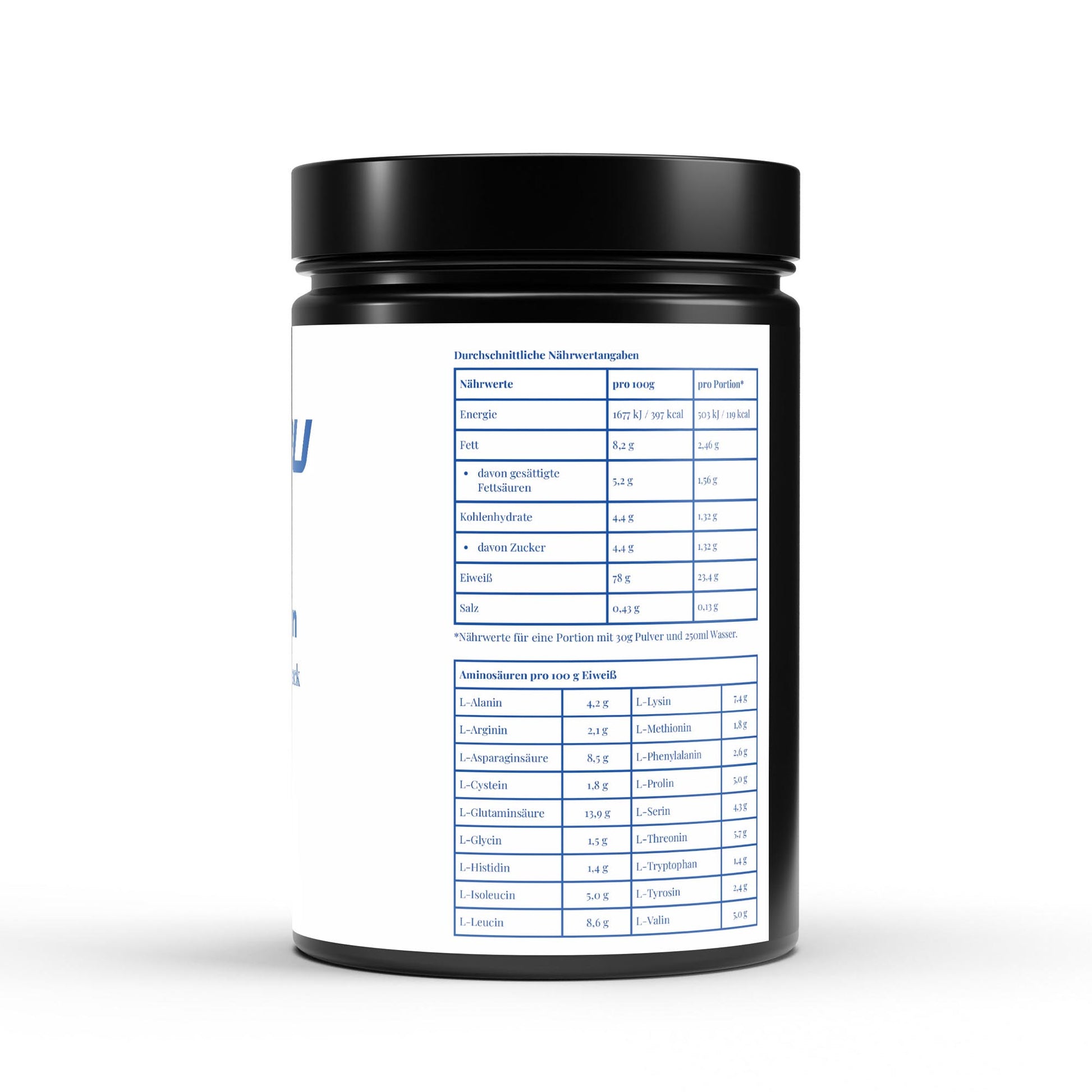 WAYDRU Premium Whey Protein Erdbeer-Sahne – 1000 g Dose, Eiweißpulver mit 23 g Protein pro Portion