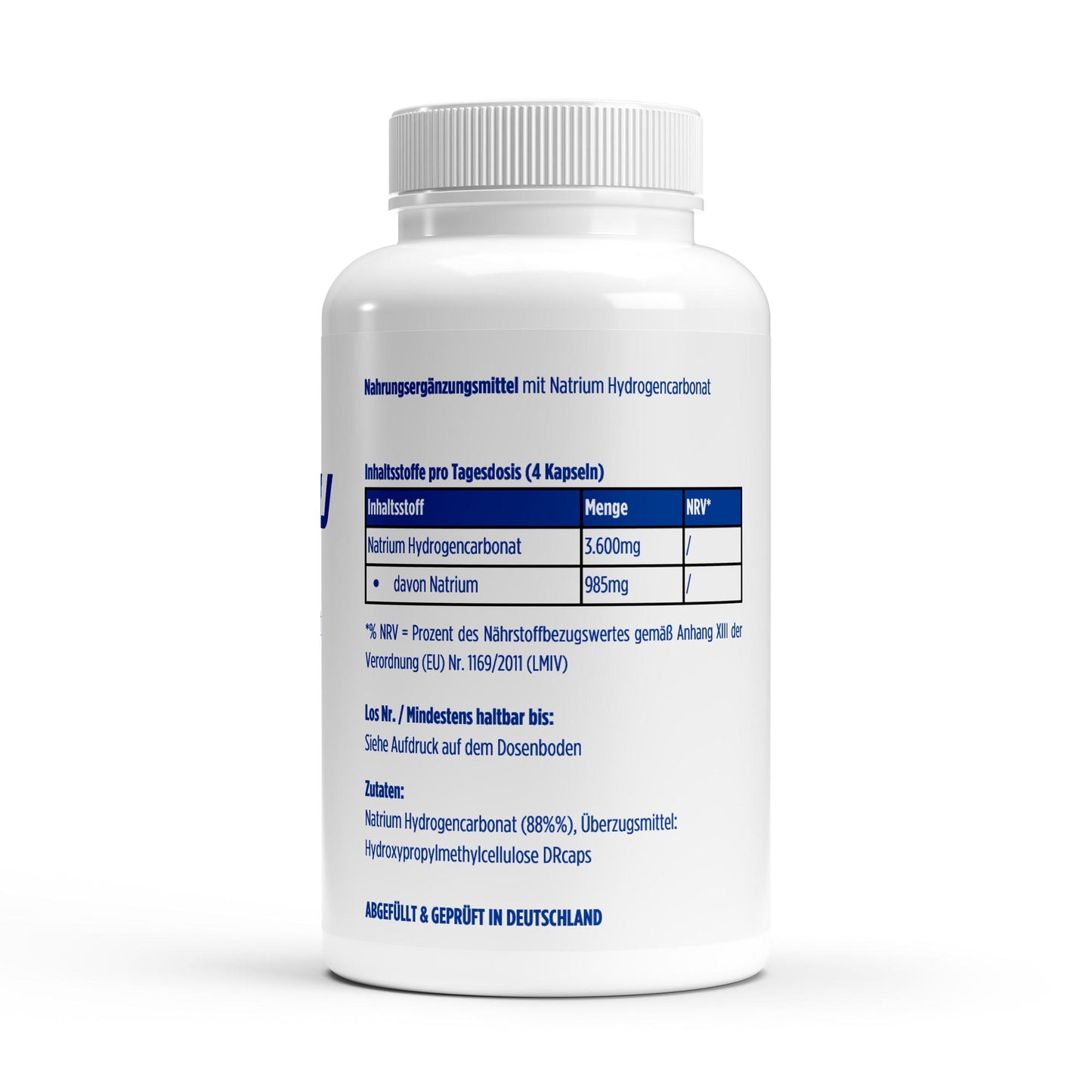 WAYDRU Natron Kapseln | Reines Natriumhydrogencarbonat