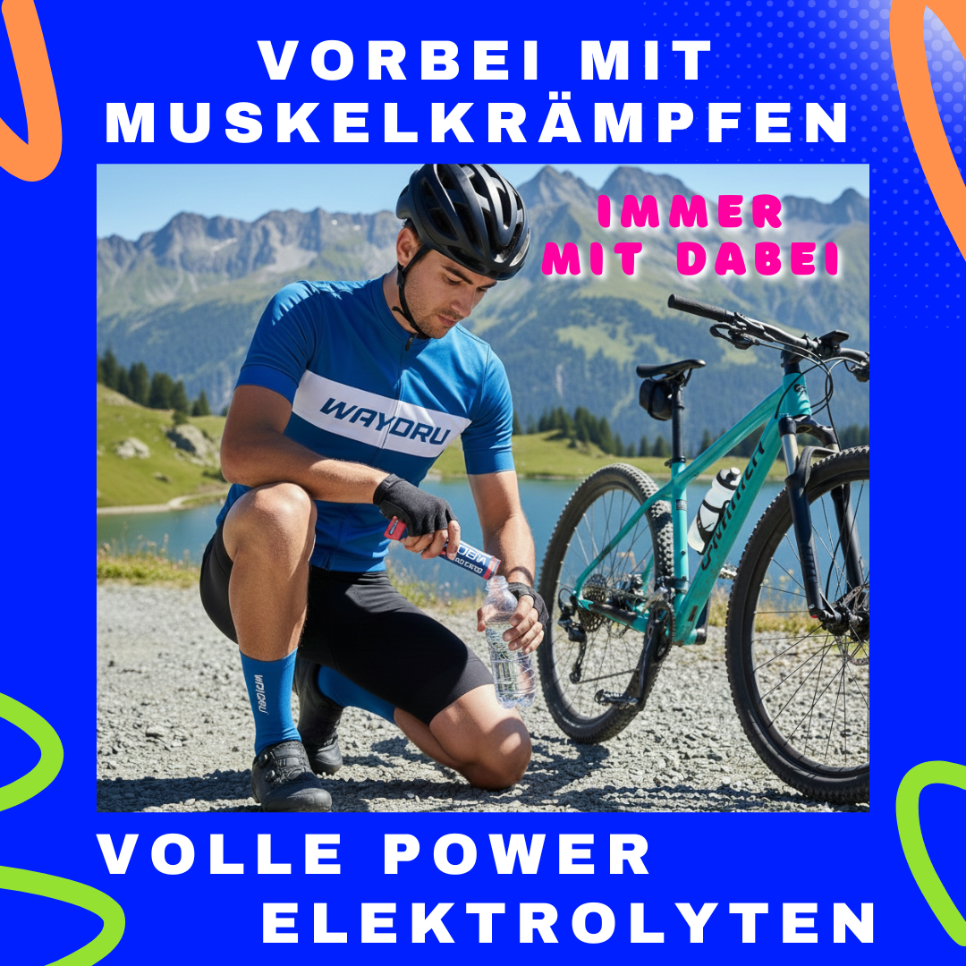 WAYDRU Elektrolyte Wassermelone – Elektrolytgetränk mit 8 Mineralstoffen und 6 Vitaminen für schnelle Hydration – Wassermelonen-Geschmack, zuckerfrei, ideal für Sport und Reisen.