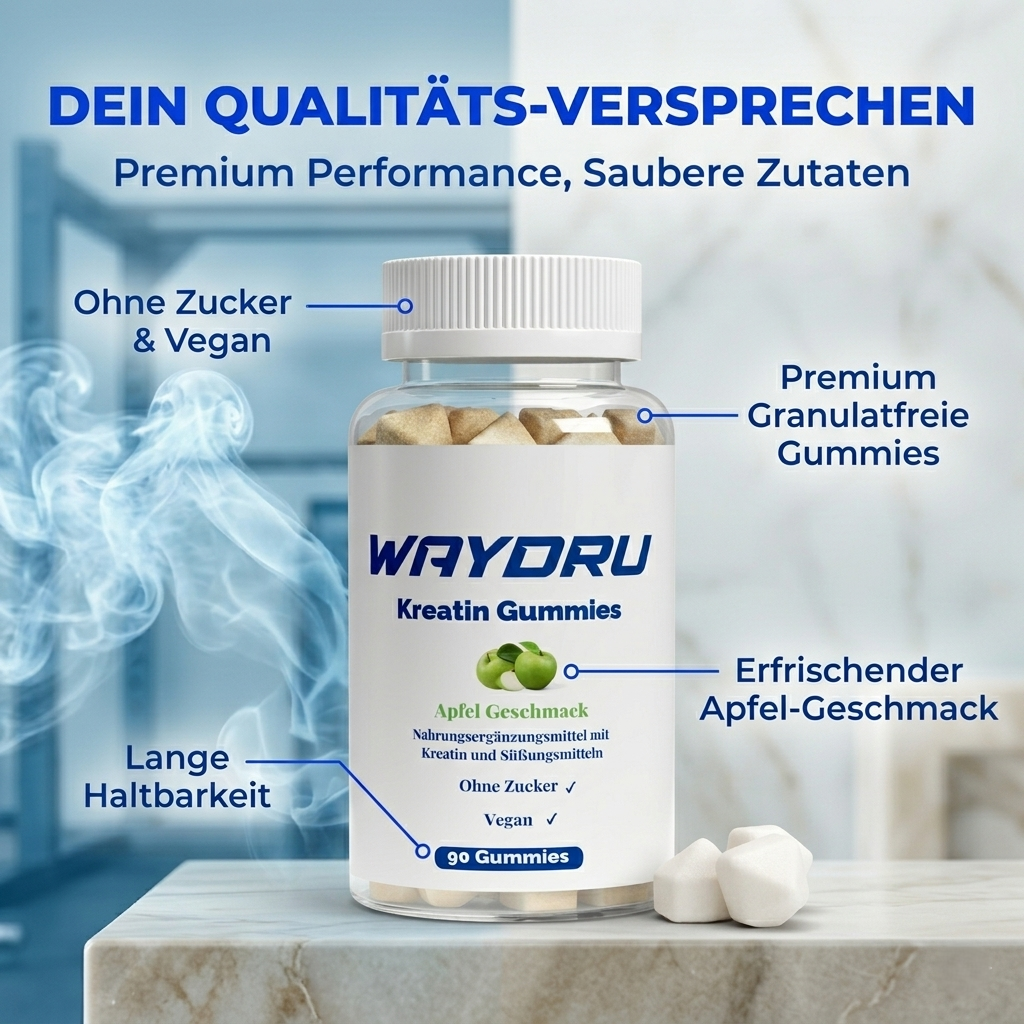 USP Siegel: Vegan, Zuckerfrei, Made in Germany, laborgeprüft.