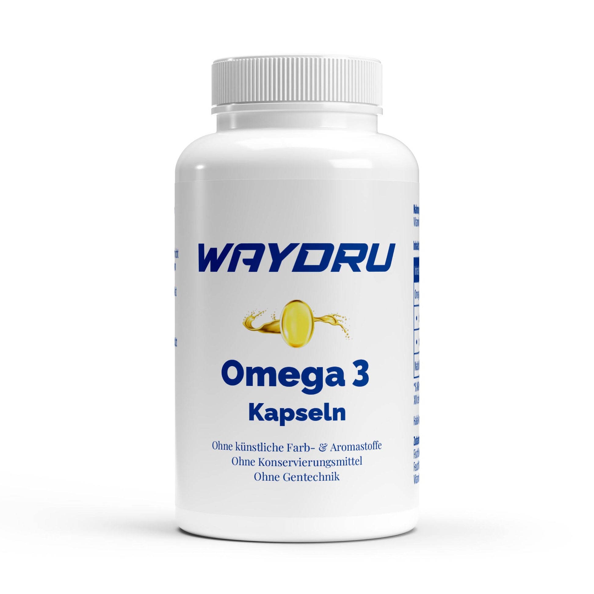 WAYDRU Omega 3 Triglyceride 18/12 – 120 Softgels Flasche