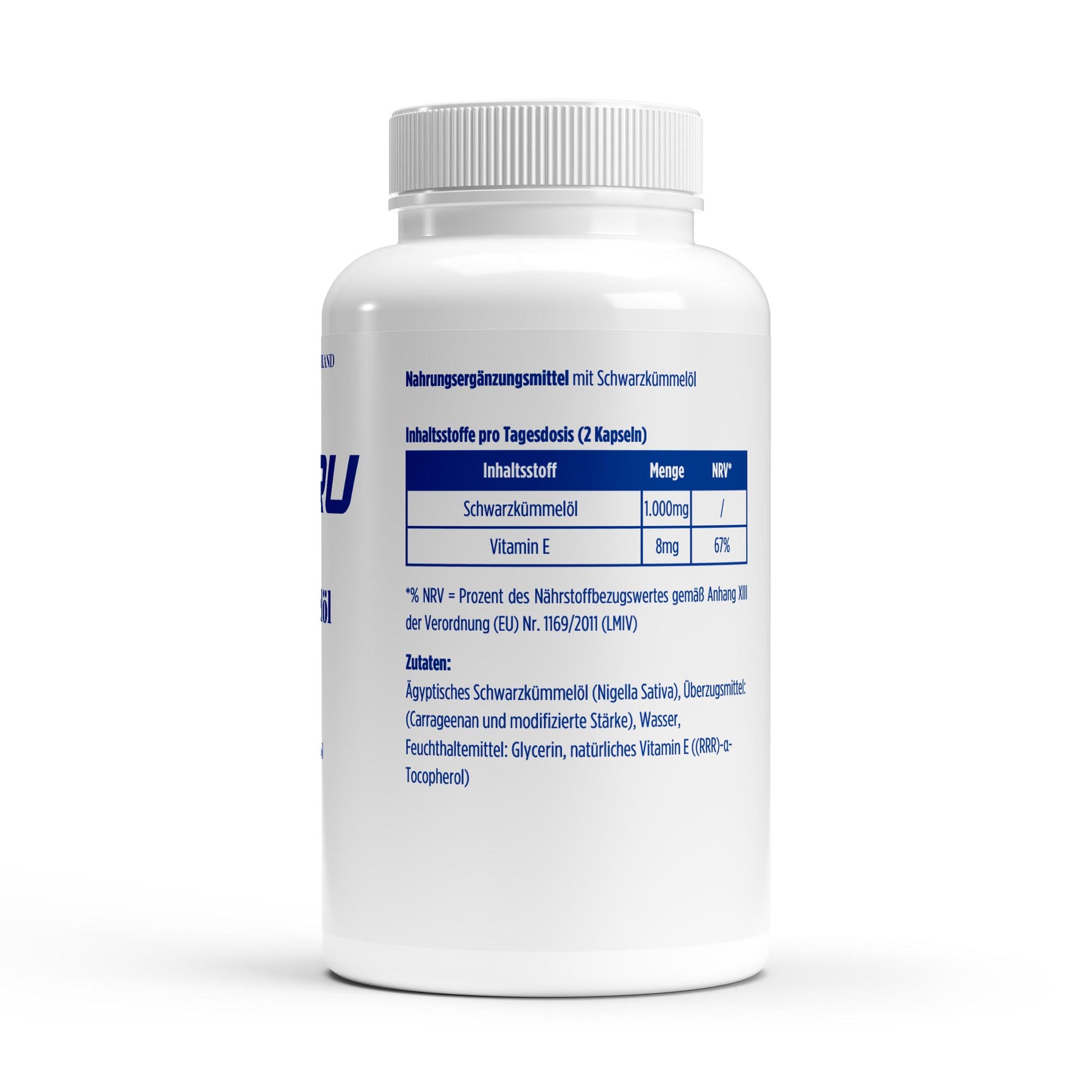 WAYDRU Schwarzkümmelöl Softgel Nahaufnahme – kaltgepresst & vegan