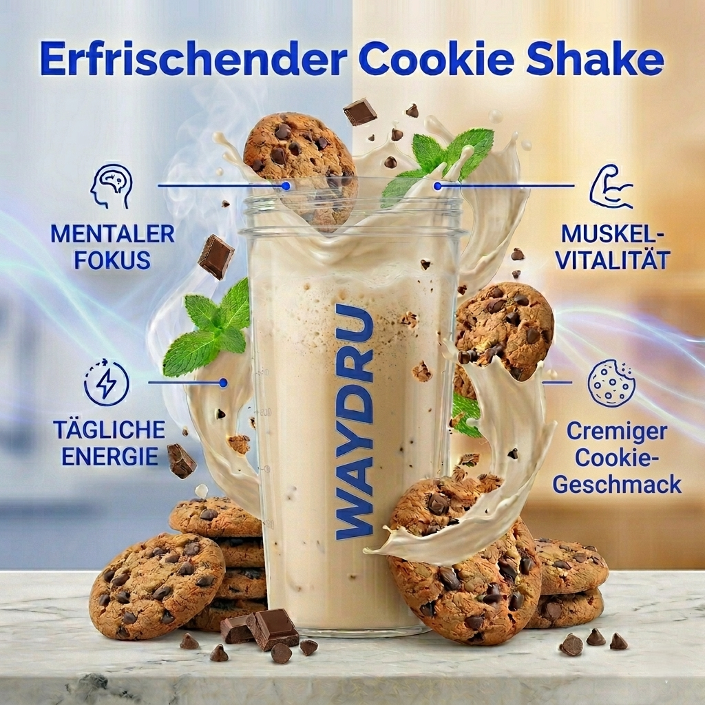 Packungsdesign Cookies Geschmack mit Schokolade und Keksen.