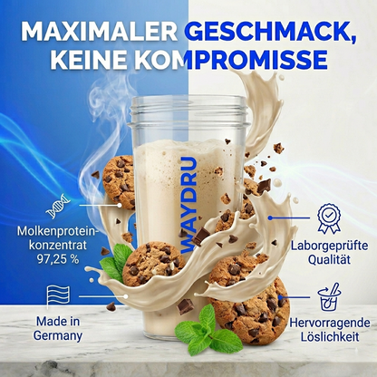 USP Siegel: Made in Germany, laborgeprüft, hervorragende Löslichkeit.